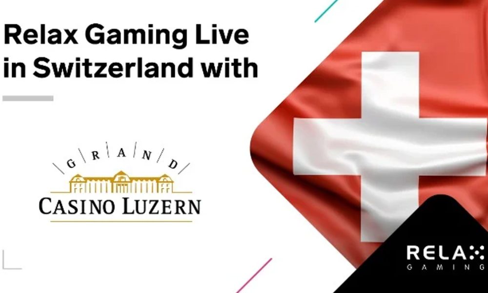 Relax Gaming Makes Swiss Debut with Grand Casino Luzern Partnership